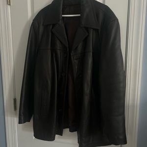 Great dark Brown leather Jacket
